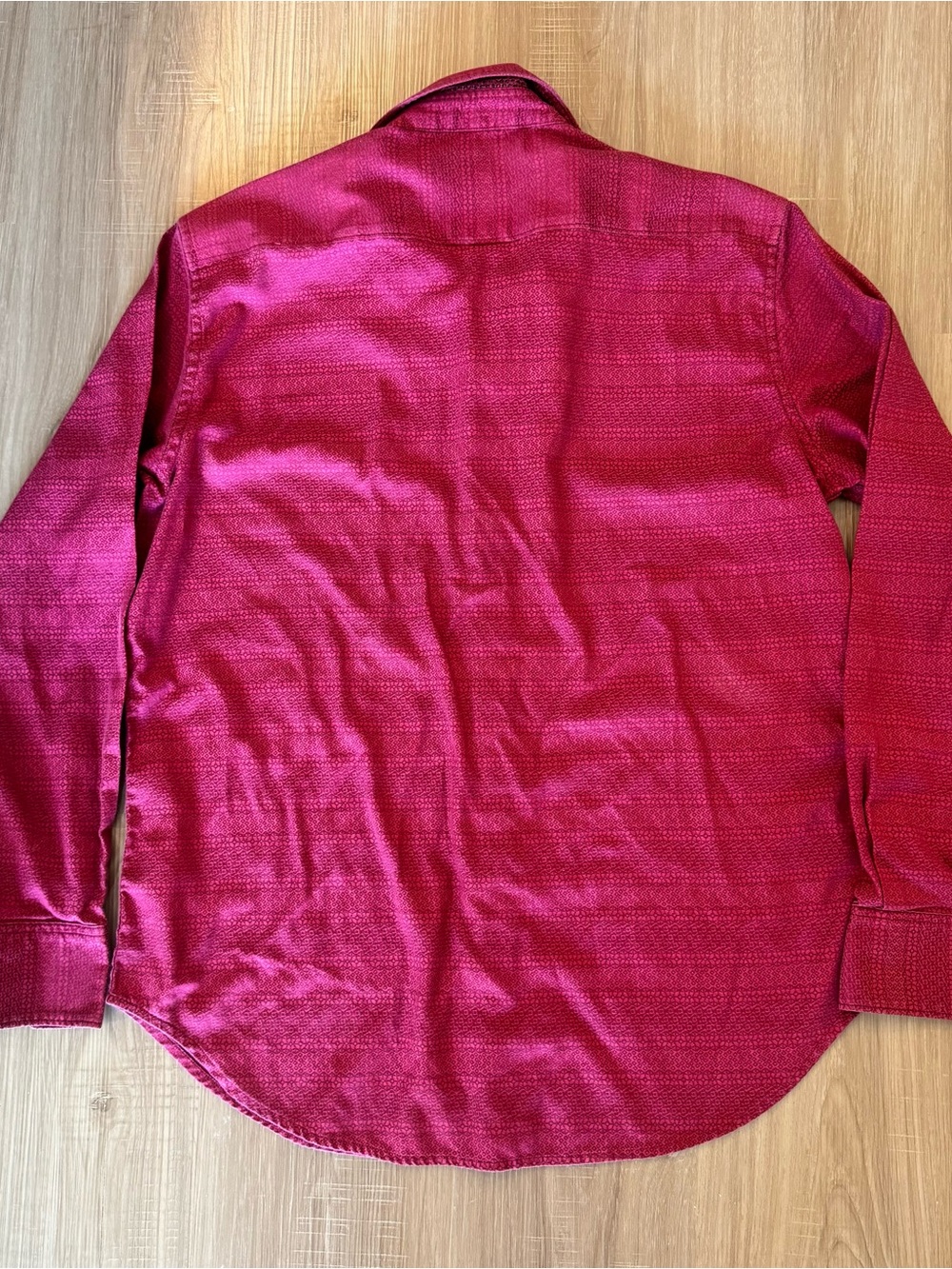 Robert Graham Men’s Red/Burgundy Button-Up Shirt - Picture 8 of 10